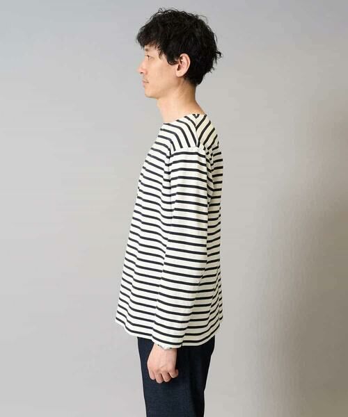 a.v.v / アー・ヴェ・ヴェ カットソー | 【綿100％】ボーダーワイドシルエットカットソー　長袖　ロンT | 詳細22