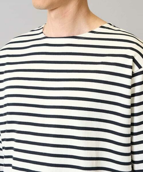 a.v.v / アー・ヴェ・ヴェ カットソー | 【綿100％】ボーダーワイドシルエットカットソー　長袖　ロンT | 詳細24