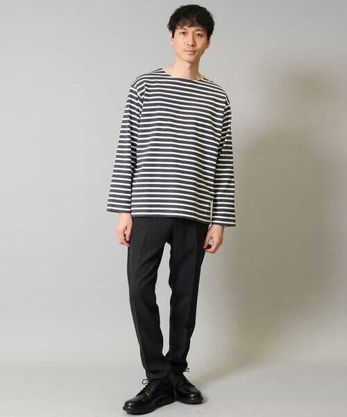 a.v.v / アー・ヴェ・ヴェ カットソー | 【綿100％】ボーダーワイドシルエットカットソー　長袖　ロンT | 詳細8