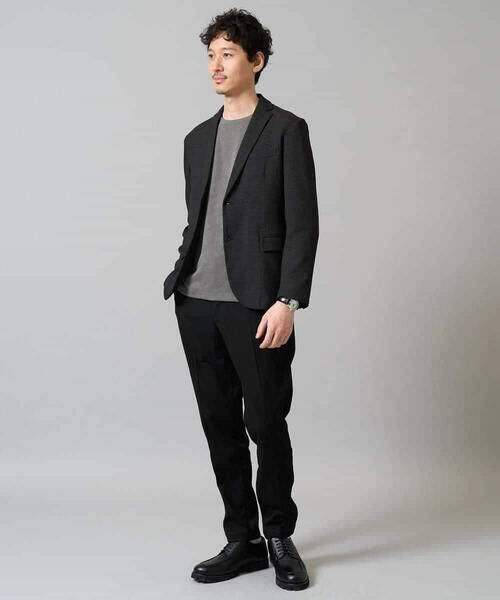 a.v.v / アー・ヴェ・ヴェ カットソー | 【イージーケア/洗濯機で洗える】幾何ジャカードクルーネックＴシャツ　〈ON/OFF SERIES〉 | 詳細18