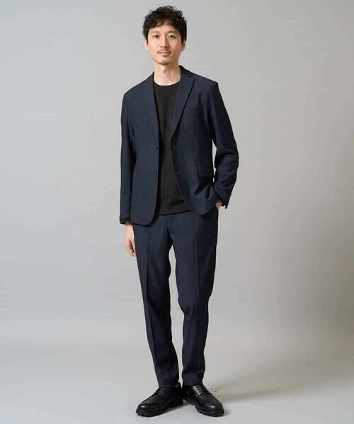 a.v.v / アー・ヴェ・ヴェ カットソー | 【イージーケア/洗濯機で洗える】幾何ジャカードクルーネックＴシャツ　〈ON/OFF SERIES〉 | 詳細22