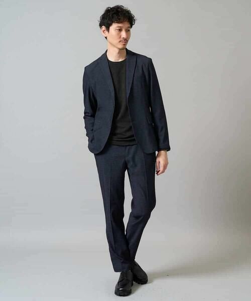 a.v.v / アー・ヴェ・ヴェ カットソー | 【イージーケア/洗濯機で洗える】幾何ジャカードクルーネックＴシャツ　〈ON/OFF SERIES〉 | 詳細24