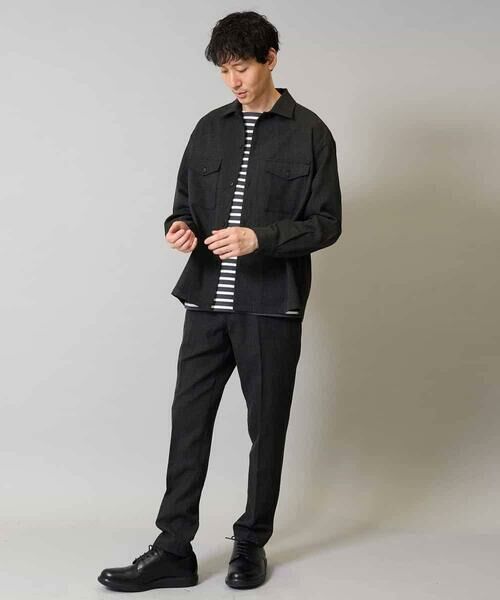 a.v.v / アー・ヴェ・ヴェ チノ・ワークパンツ | 【イージーケア/シワになりにくい】スマートスラックス 秋リライト【洗濯機で洗える/ストレッチ】 | 詳細12