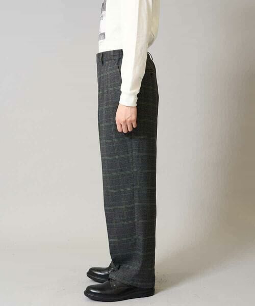 a.v.v / アー・ヴェ・ヴェ その他パンツ | 【洗濯機で洗える/ストレッチ】チェック柄2タックワイドイージースラックス | 詳細13