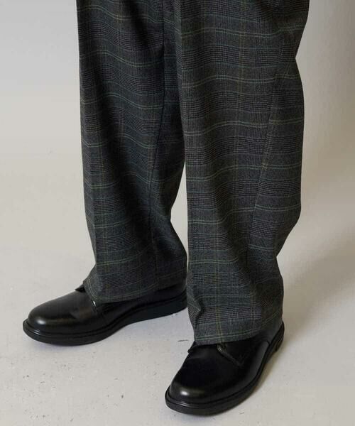 a.v.v / アー・ヴェ・ヴェ その他パンツ | 【洗濯機で洗える/ストレッチ】チェック柄2タックワイドイージースラックス | 詳細18