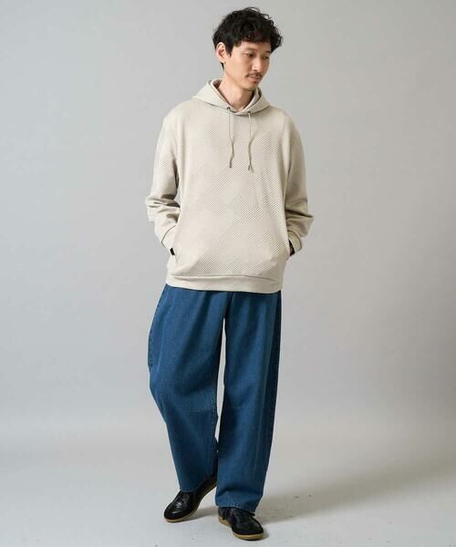 a.v.v / アー・ヴェ・ヴェ チノ・ワークパンツ | 【洗濯機で洗える】デニムバレルレッグイージーパンツ | 詳細15