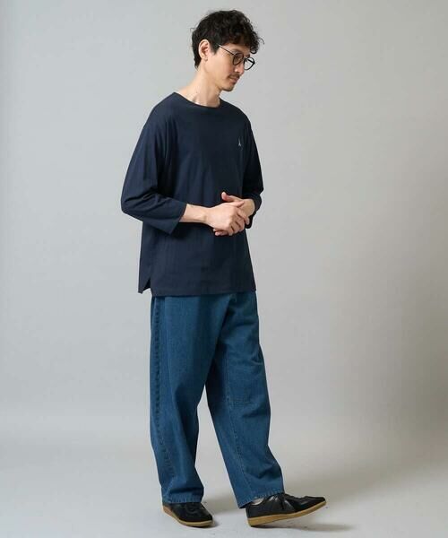 a.v.v / アー・ヴェ・ヴェ チノ・ワークパンツ | 【洗濯機で洗える】デニムバレルレッグイージーパンツ | 詳細17
