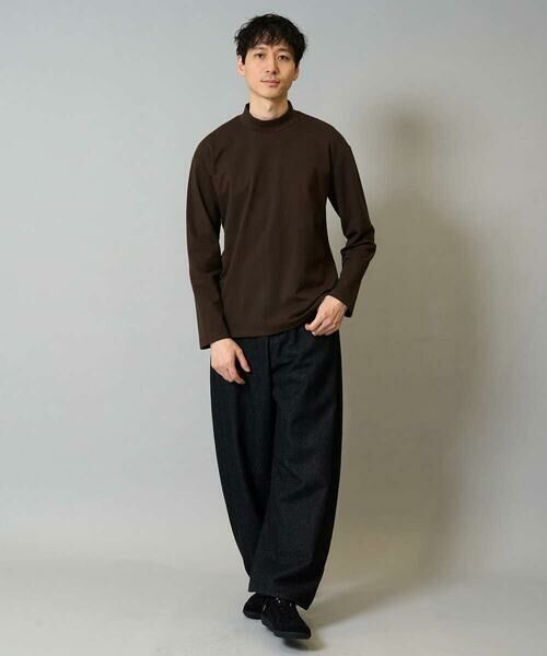 a.v.v / アー・ヴェ・ヴェ チノ・ワークパンツ | 【洗濯機で洗える】デニムバレルレッグイージーパンツ | 詳細2