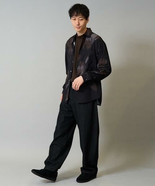 a.v.v / アー・ヴェ・ヴェ チノ・ワークパンツ | 【洗濯機で洗える】デニムバレルレッグイージーパンツ | 詳細4