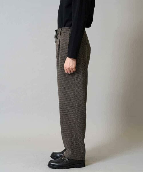 a.v.v / アー・ヴェ・ヴェ その他パンツ | 【イージーケア/シワになりにくい】ツイードストレッチワンタックワイドイージースラックス【洗濯機で洗える】 | 詳細21