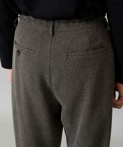 a.v.v / アー・ヴェ・ヴェ その他パンツ | 【イージーケア/シワになりにくい】ツイードストレッチワンタックワイドイージースラックス【洗濯機で洗える】 | 詳細25