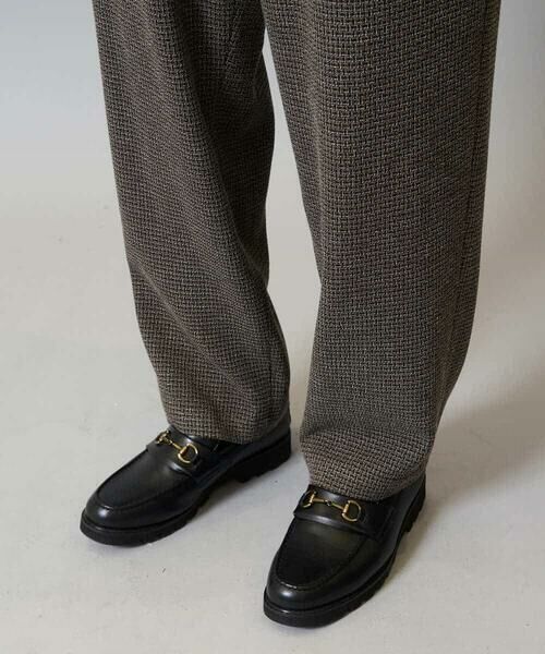 a.v.v / アー・ヴェ・ヴェ その他パンツ | 【イージーケア/シワになりにくい】ツイードストレッチワンタックワイドイージースラックス【洗濯機で洗える】 | 詳細26