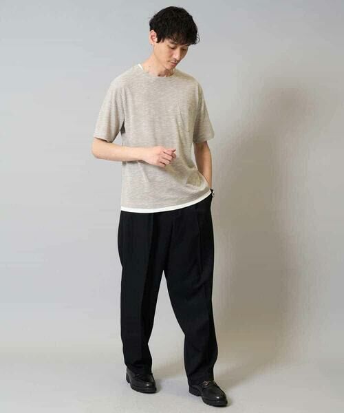 a.v.v / アー・ヴェ・ヴェ その他パンツ | ワンタックワイドイージースラックス　LANATEC【ストレッチ/洗濯機で洗える/イージーケア/毛玉になりにくい】 | 詳細15