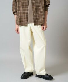 a.v.v / アー・ヴェ・ヴェ チノ・ワークパンツ | 【イージーケア/毛玉になりにくい】ワンタックワイドデニムスラックス【ストレッチ/洗濯機で洗える】