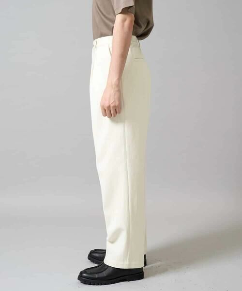 a.v.v / アー・ヴェ・ヴェ チノ・ワークパンツ | 【イージーケア/毛玉になりにくい】ワンタックワイドデニムスラックス【ストレッチ/洗濯機で洗える】 | 詳細10