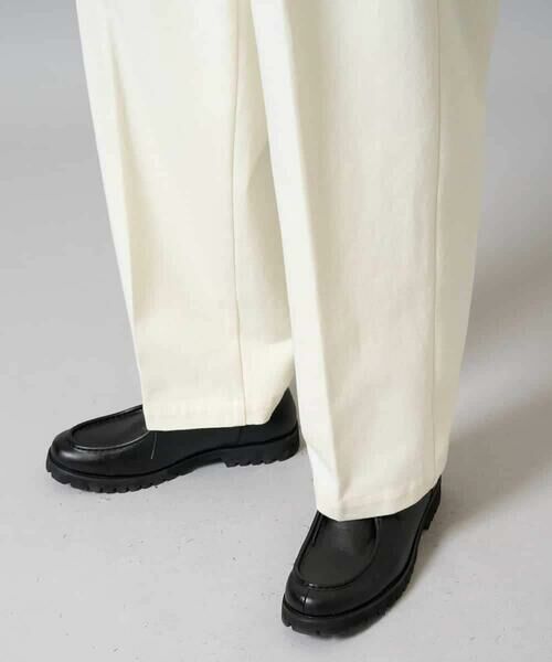 a.v.v / アー・ヴェ・ヴェ チノ・ワークパンツ | 【イージーケア/毛玉になりにくい】ワンタックワイドデニムスラックス【ストレッチ/洗濯機で洗える】 | 詳細15