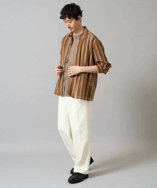 a.v.v / アー・ヴェ・ヴェ チノ・ワークパンツ | 【イージーケア/毛玉になりにくい】ワンタックワイドデニムスラックス【ストレッチ/洗濯機で洗える】 | 詳細7