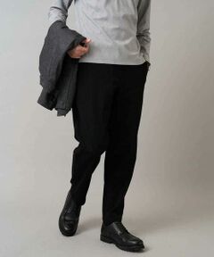 a.v.v / アー・ヴェ・ヴェ チノ・ワークパンツ | 【イージーケア】デニムライクストレッチ裏起毛テーパードパンツ【洗濯機で洗える】〈ON/OFF SERIES〉