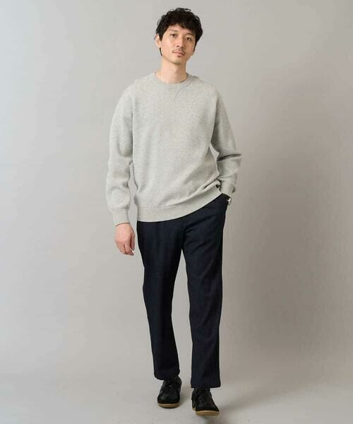 a.v.v / アー・ヴェ・ヴェ チノ・ワークパンツ | 【イージーケア】デニムライクストレッチ裏起毛テーパードパンツ【洗濯機で洗える】〈ON/OFF SERIES〉 | 詳細1