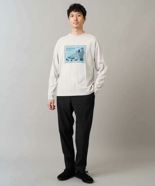 a.v.v / アー・ヴェ・ヴェ チノ・ワークパンツ | 【イージーケア】デニムライクストレッチ裏起毛テーパードパンツ【洗濯機で洗える】〈ON/OFF SERIES〉 | 詳細11