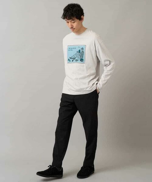 a.v.v / アー・ヴェ・ヴェ チノ・ワークパンツ | 【イージーケア】デニムライクストレッチ裏起毛テーパードパンツ【洗濯機で洗える】〈ON/OFF SERIES〉 | 詳細12