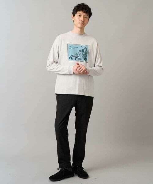 a.v.v / アー・ヴェ・ヴェ チノ・ワークパンツ | 【イージーケア】デニムライクストレッチ裏起毛テーパードパンツ【洗濯機で洗える】〈ON/OFF SERIES〉 | 詳細13