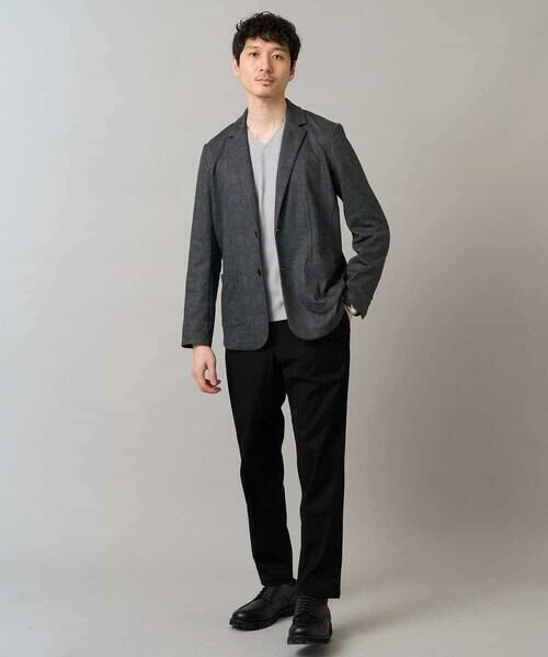 a.v.v / アー・ヴェ・ヴェ チノ・ワークパンツ | 【イージーケア】デニムライクストレッチ裏起毛テーパードパンツ【洗濯機で洗える】〈ON/OFF SERIES〉 | 詳細27