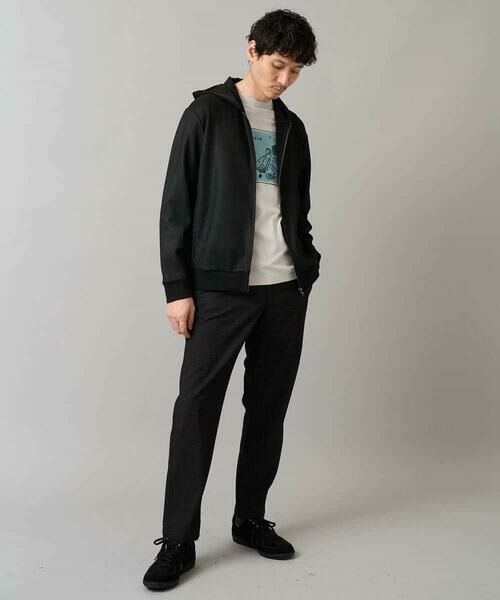 a.v.v / アー・ヴェ・ヴェ チノ・ワークパンツ | 【イージーケア】デニムライクストレッチ裏起毛テーパードパンツ【洗濯機で洗える】〈ON/OFF SERIES〉 | 詳細8