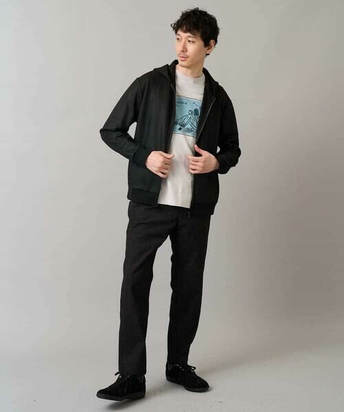 a.v.v / アー・ヴェ・ヴェ チノ・ワークパンツ | 【イージーケア】デニムライクストレッチ裏起毛テーパードパンツ【洗濯機で洗える】〈ON/OFF SERIES〉 | 詳細9