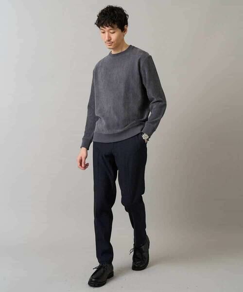a.v.v / アー・ヴェ・ヴェ チノ・ワークパンツ | デニムライクストレッチ裏起毛スラックス【イージーケア/洗濯機で洗える】〈ON/OFF SERIES〉 | 詳細3