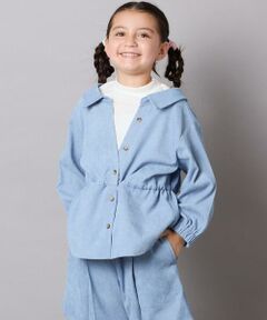 a.v.v / アー・ヴェ・ヴェ シャツ・ブラウス | 【セットアップ可能】[120-160]ブライトコールレイヤードフウブラウス