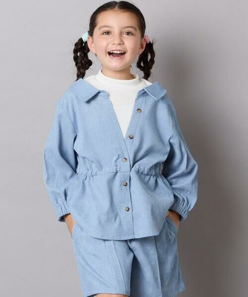 a.v.v / アー・ヴェ・ヴェ シャツ・ブラウス | 【セットアップ可能】[120-160]ブライトコールレイヤードフウブラウス | 詳細1