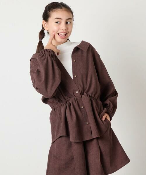 a.v.v / アー・ヴェ・ヴェ シャツ・ブラウス | 【セットアップ可能】[120-160]ブライトコールレイヤードフウブラウス | 詳細11