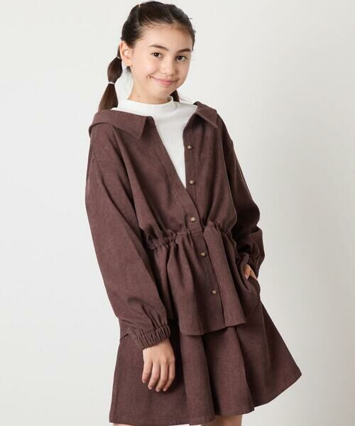 a.v.v / アー・ヴェ・ヴェ シャツ・ブラウス | 【セットアップ可能】[120-160]ブライトコールレイヤードフウブラウス | 詳細12