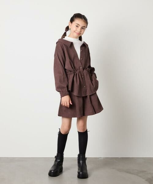 a.v.v / アー・ヴェ・ヴェ シャツ・ブラウス | 【セットアップ可能】[120-160]ブライトコールレイヤードフウブラウス | 詳細19