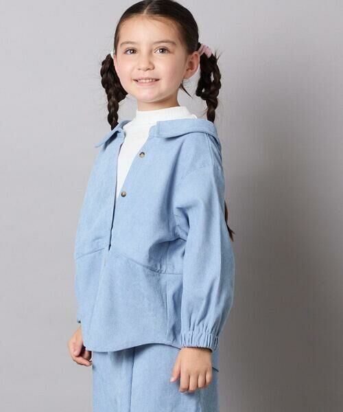 a.v.v / アー・ヴェ・ヴェ シャツ・ブラウス | 【セットアップ可能】[120-160]ブライトコールレイヤードフウブラウス | 詳細2