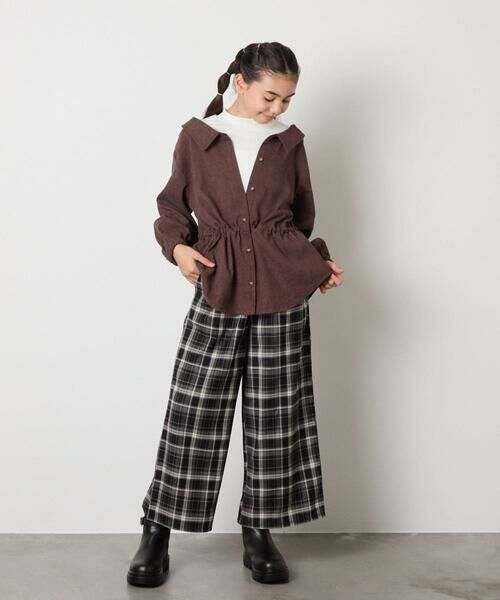 a.v.v / アー・ヴェ・ヴェ シャツ・ブラウス | 【セットアップ可能】[120-160]ブライトコールレイヤードフウブラウス | 詳細26