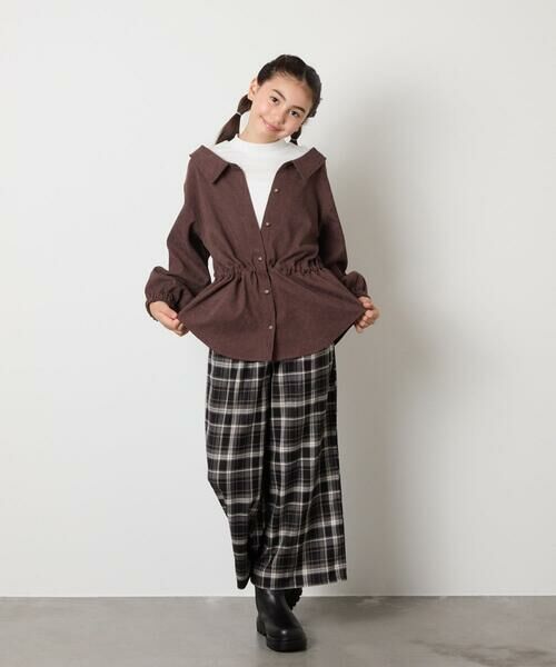 a.v.v / アー・ヴェ・ヴェ シャツ・ブラウス | 【セットアップ可能】[120-160]ブライトコールレイヤードフウブラウス | 詳細27