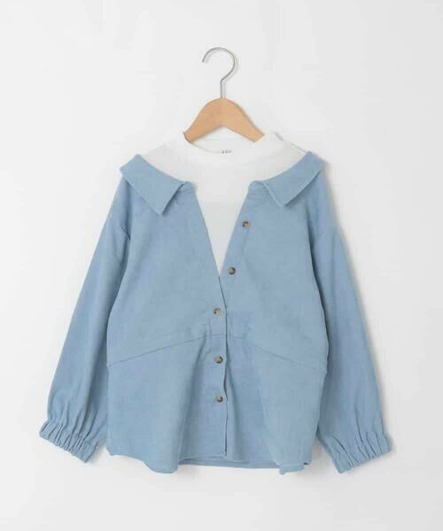 a.v.v / アー・ヴェ・ヴェ シャツ・ブラウス | 【セットアップ可能】[120-160]ブライトコールレイヤードフウブラウス | 詳細28