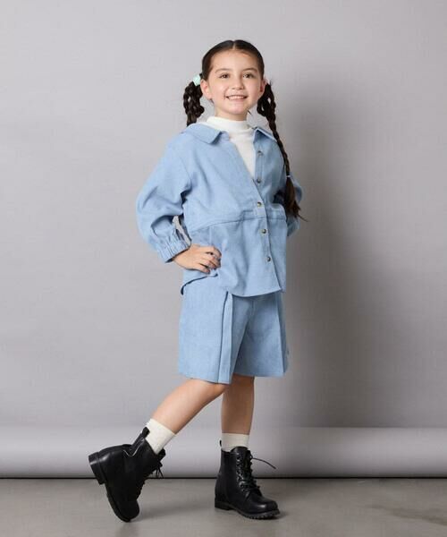 a.v.v / アー・ヴェ・ヴェ シャツ・ブラウス | 【セットアップ可能】[120-160]ブライトコールレイヤードフウブラウス | 詳細3