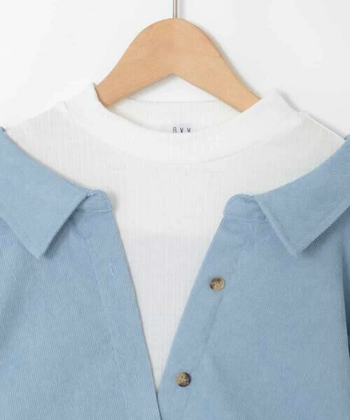 a.v.v / アー・ヴェ・ヴェ シャツ・ブラウス | 【セットアップ可能】[120-160]ブライトコールレイヤードフウブラウス | 詳細30