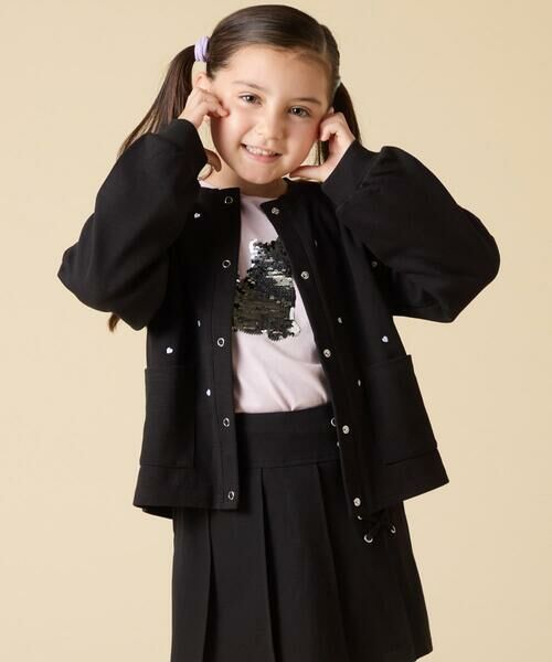 a.v.v / アー・ヴェ・ヴェ カーディガン・ボレロ | [130-160]ハート刺繍カーディガン | 詳細13