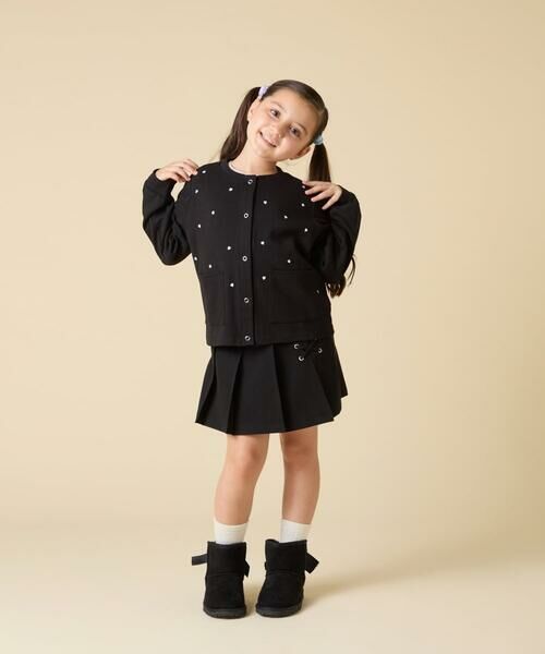 a.v.v / アー・ヴェ・ヴェ カーディガン・ボレロ | [130-160]ハート刺繍カーディガン | 詳細16