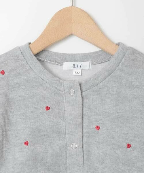 a.v.v / アー・ヴェ・ヴェ カーディガン・ボレロ | [130-160]ハート刺繍カーディガン | 詳細28