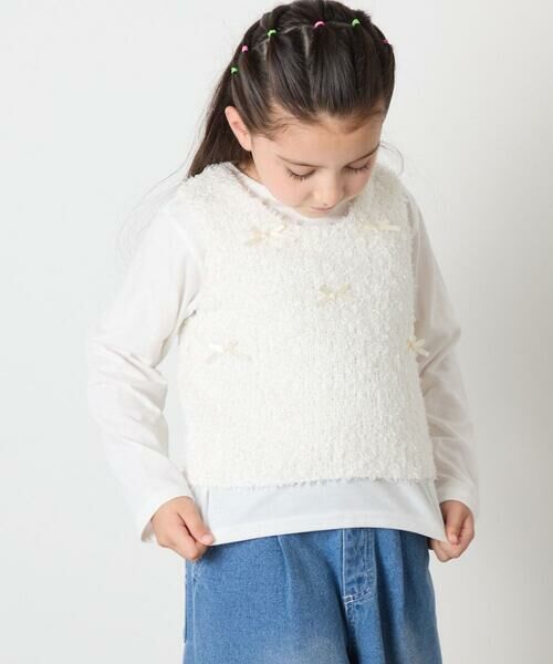 a.v.v / アー・ヴェ・ヴェ ニット・セーター | [120-160]リボンヤーンニットベストセット | 詳細1