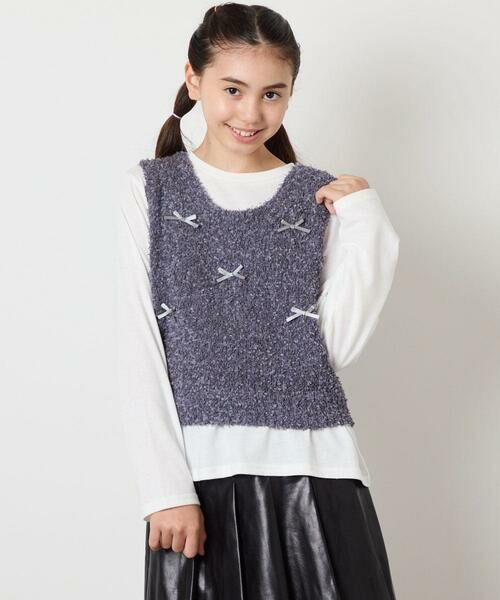 a.v.v / アー・ヴェ・ヴェ ニット・セーター | [120-160]リボンヤーンニットベストセット | 詳細19