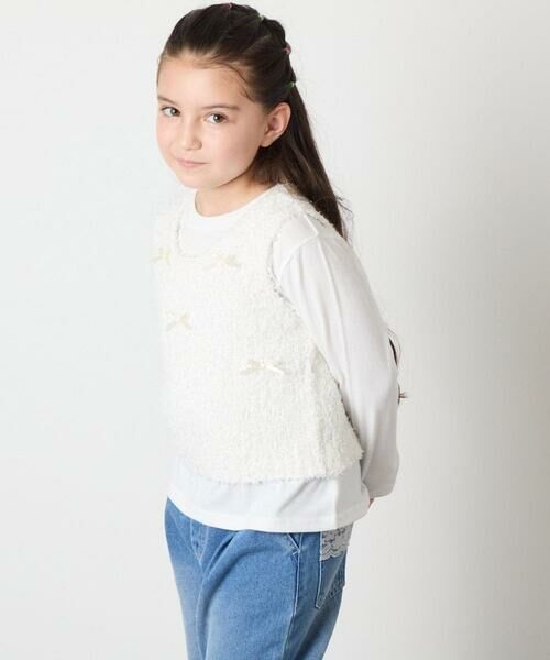 a.v.v / アー・ヴェ・ヴェ ニット・セーター | [120-160]リボンヤーンニットベストセット | 詳細2