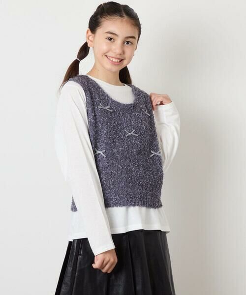 a.v.v / アー・ヴェ・ヴェ ニット・セーター | [120-160]リボンヤーンニットベストセット | 詳細20