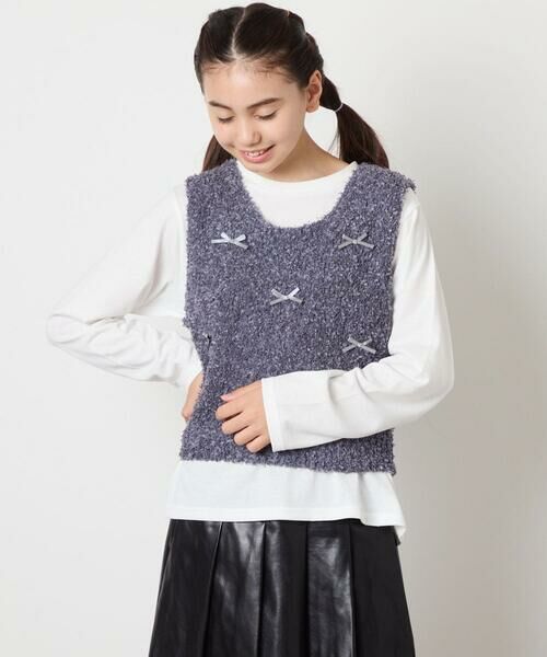 a.v.v / アー・ヴェ・ヴェ ニット・セーター | [120-160]リボンヤーンニットベストセット | 詳細21
