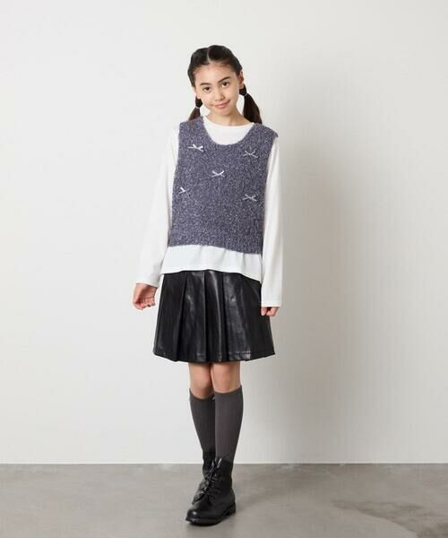 a.v.v / アー・ヴェ・ヴェ ニット・セーター | [120-160]リボンヤーンニットベストセット | 詳細25